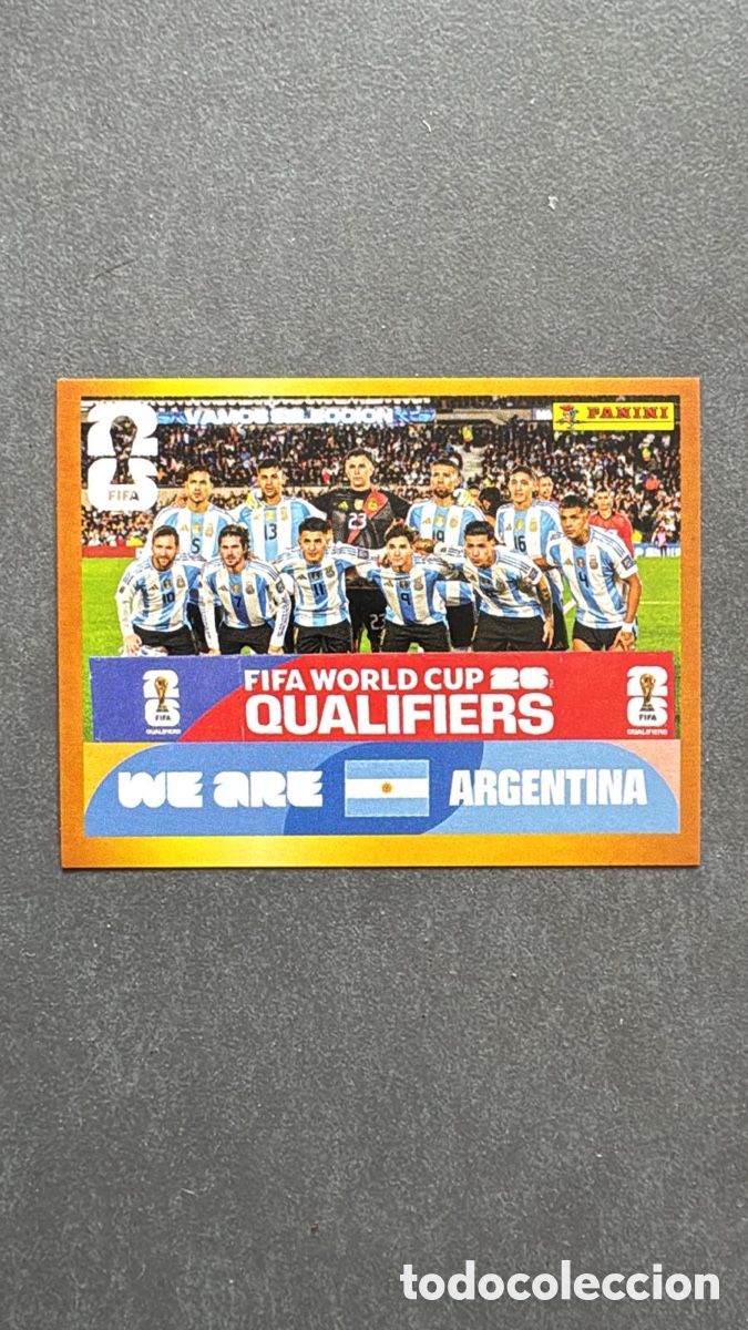 Colecionismo Cromos antigos: Cromo McDonald's Borde Oro Paralelo Mundial 2026 Argentina ARG13