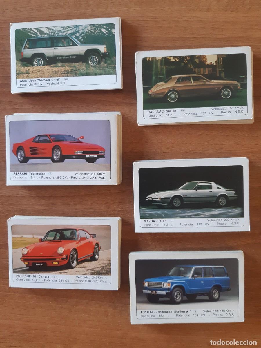Coleccionismo Cromos antiguos: LOTE 114 CROMOS DIFERENTES COLECCI&Oacute;N COCHES EDICIONES UNIDAS 1986. NUNCA PEGADOS, SIN PEGAR