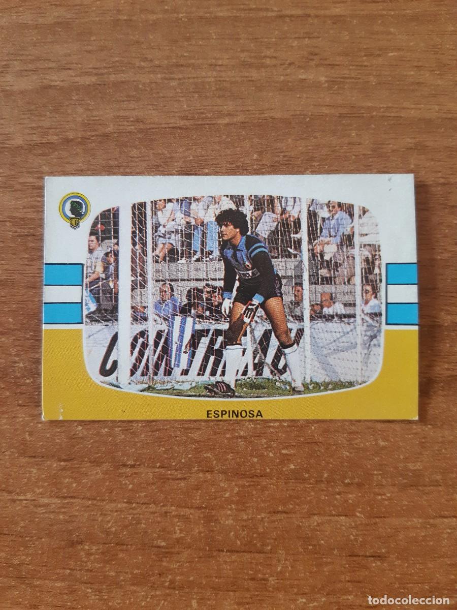 Coleccionismo Cromos antiguos: Espinosa (H&eacute;rcules) Liga 84-85 ESTE F&Uacute;TBOL ED. CANO. Nunca pegado, sin pegar