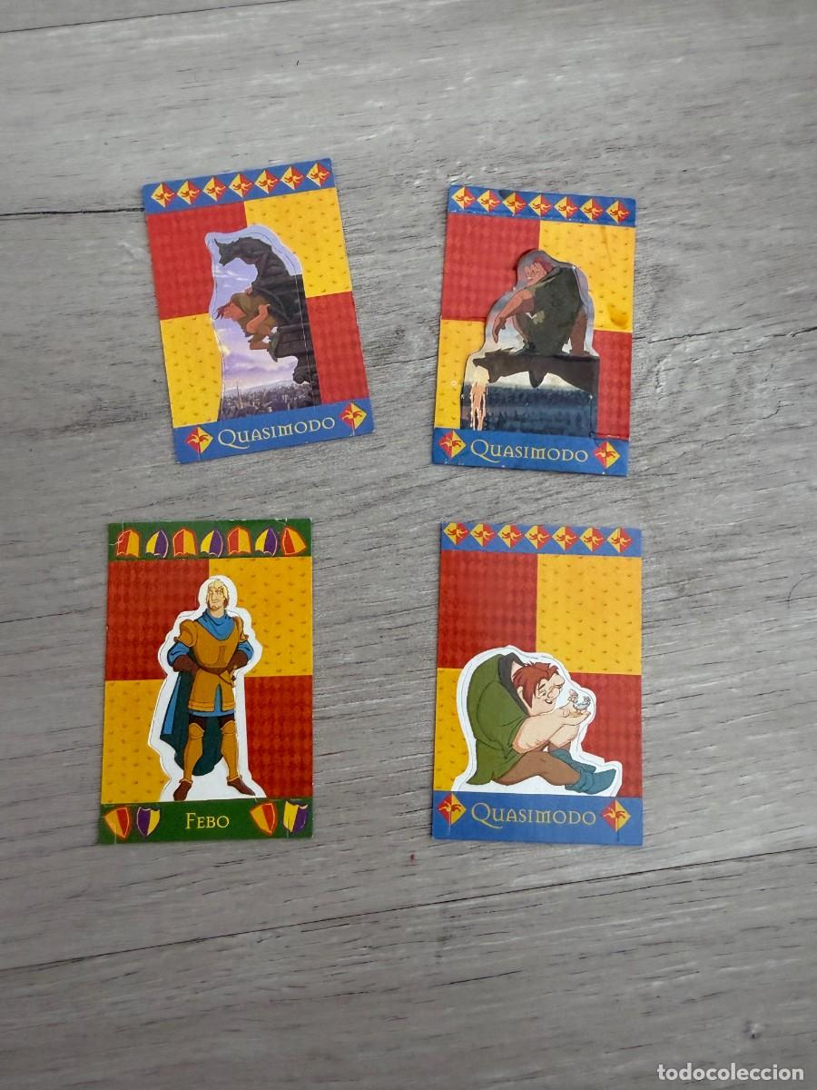 Coleccionismo Cromos antiguos: 4 cromos Bimbo Disney - El jorobado de Notre Dame - 3, 8, 33 y 34