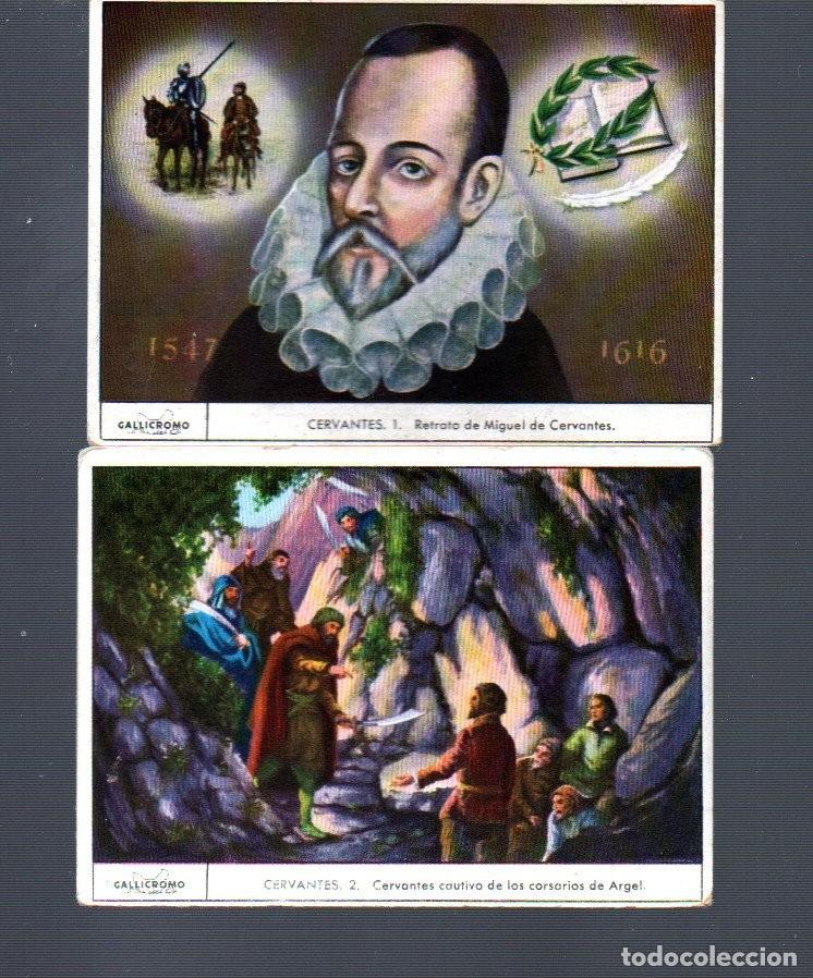Coleccionismo Cromos antiguos: CROMO DE SERIE 4&ordm; DE SEIS DE CERVANTES DE LA CASA GALLINA BLANCA