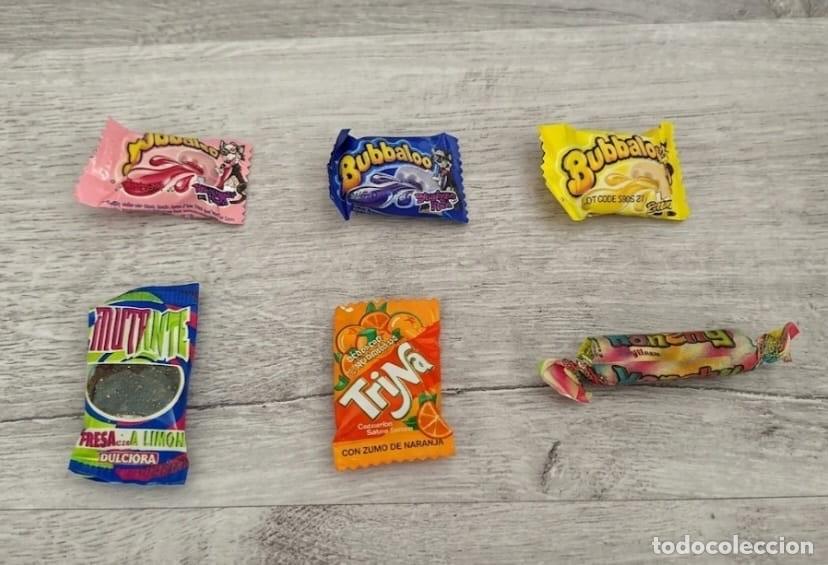 Coleccionismo Cromos antiguos: Lote de 6 chicles y golosinas cerrados sin abrir