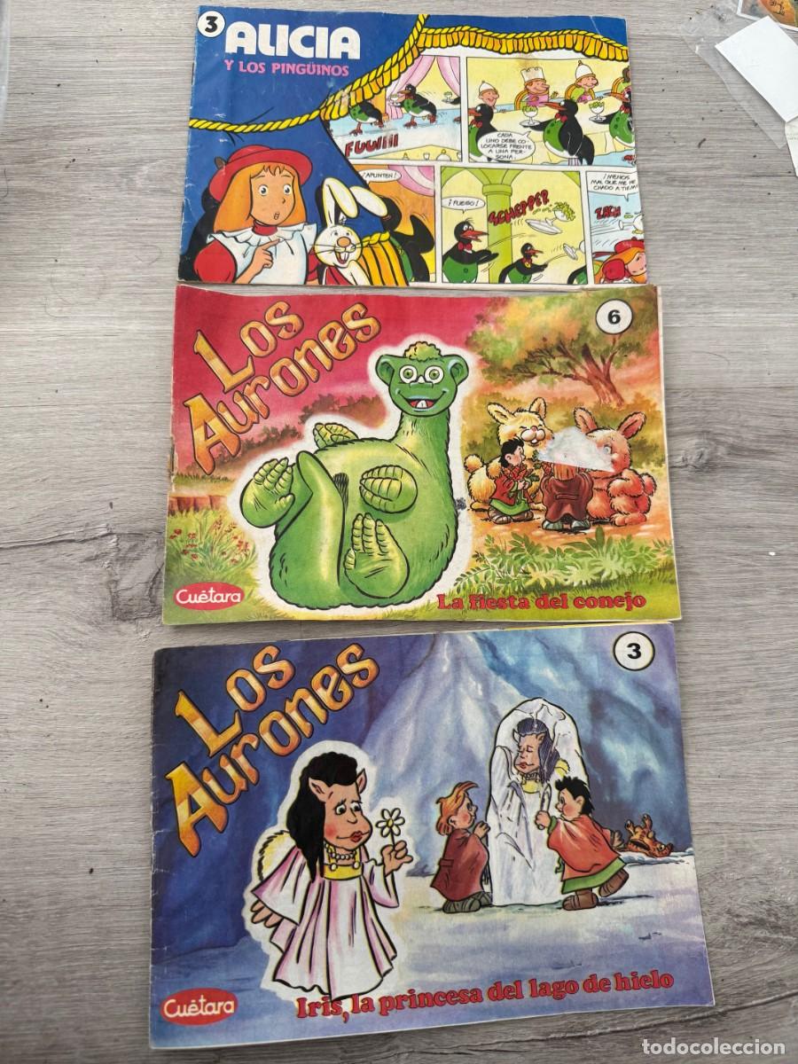 Coleccionismo Cromos antiguos: 3 c&oacute;mics Cu&eacute;tara Tosta Rica - Alicia, Aurones 3, 3, 6