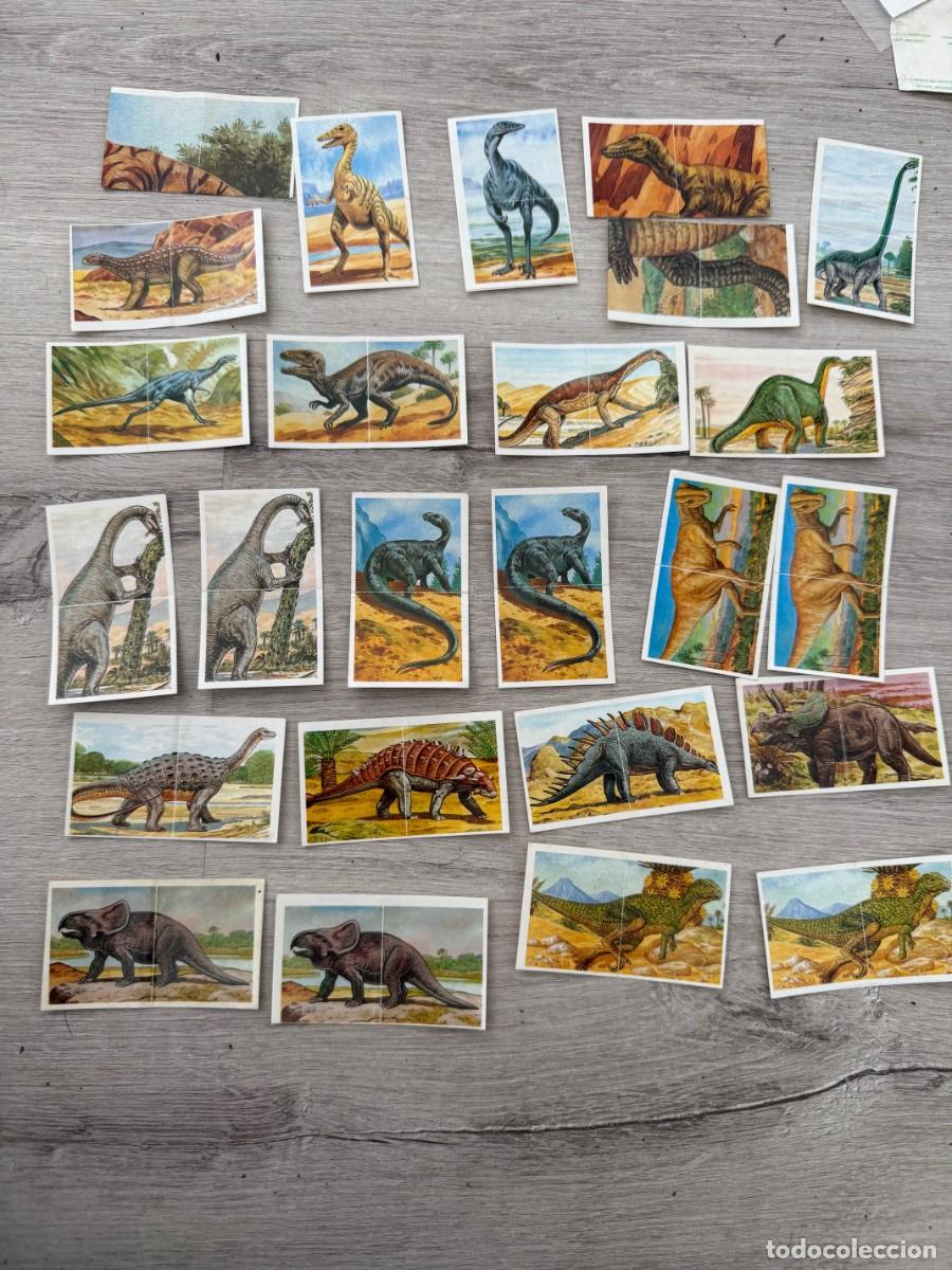 Coleccionismo Cromos antiguos: 25 cromos variados - Dinosaurios de Risi