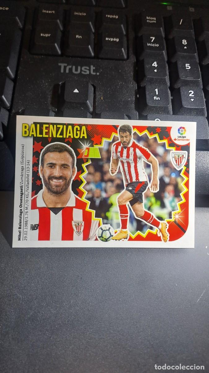 Coleccionismo Cromos antiguos: CROMO BALENZIAGA 7 ATHLETIC CLUB DE BILBAO LIGA 2018 2019 18 19 ESTE PANINI NUNCA PEGADO