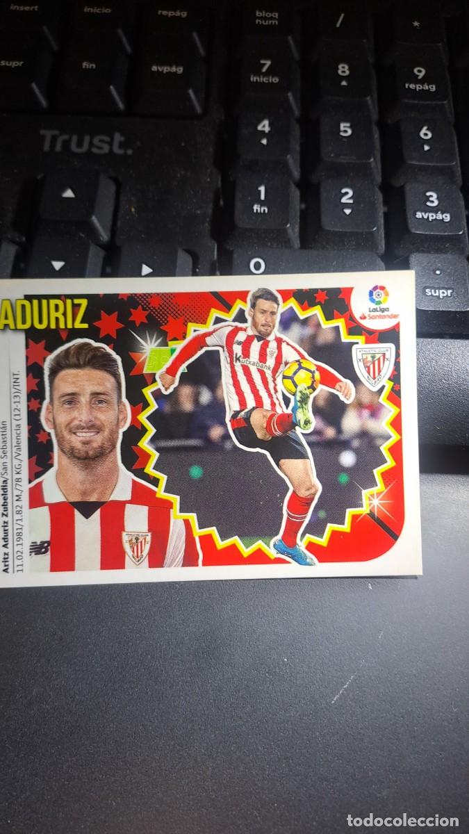 Coleccionismo Cromos antiguos: CROMO ADURIZ 16 A 16 A ATHLETIC CLUB DE BILBAO LIGA 2018 2019 18 19 ESTE PANINI NUNCA PEGADO