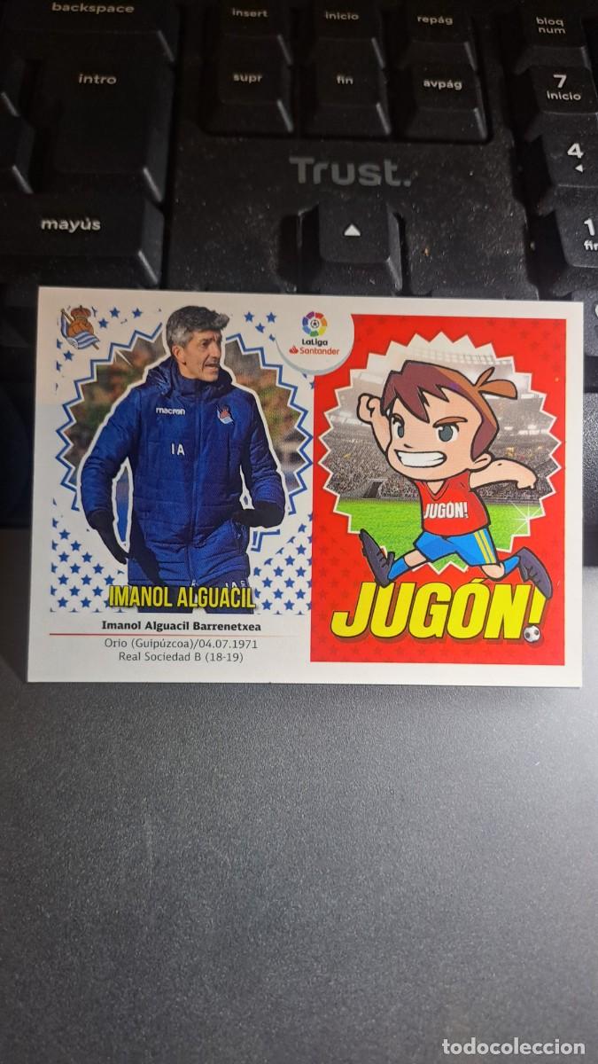 Coleccionismo Cromos antiguos: CROMO IMANOL ALGUACIL 42 REAL SOCIEDAD MERCADO DE INVIERNO LIGA 2018 2019 18 19 ESTE PANINI NUNCA PE