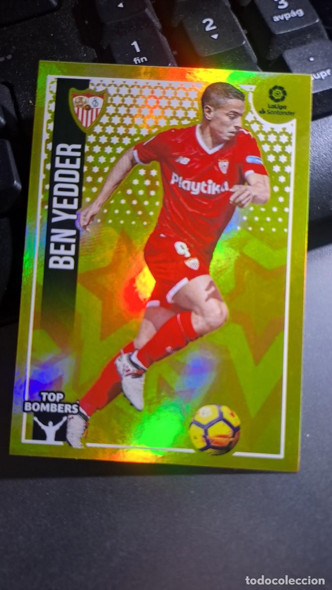 Coleccionismo Cromos antiguos: CROMO BEN YEDDER 4 TOP BOMBERS 4 SEVILLA LIGA 2018 2019 18 19 ESTE PANINI NUNCA PEGADO