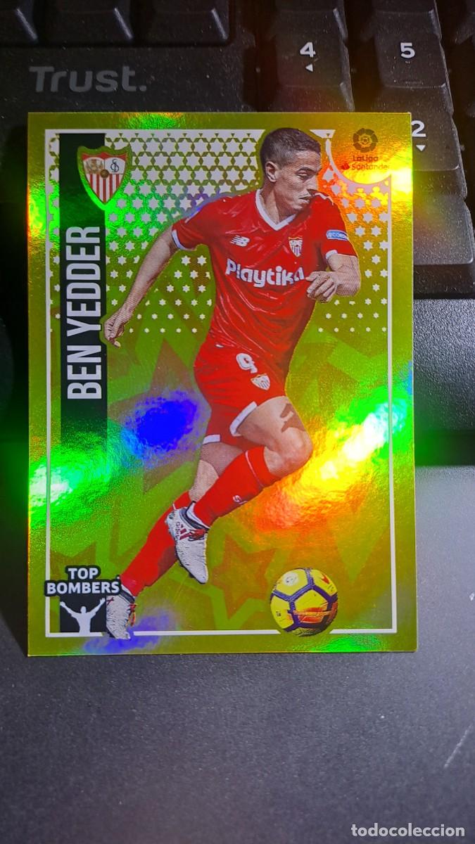 Coleccionismo Cromos antiguos: CROMO BEN YEDDER 4 TOP BOMBERS 4 SEVILLA LIGA 2018 2019 18 19 ESTE PANINI NUNCA PEGADO
