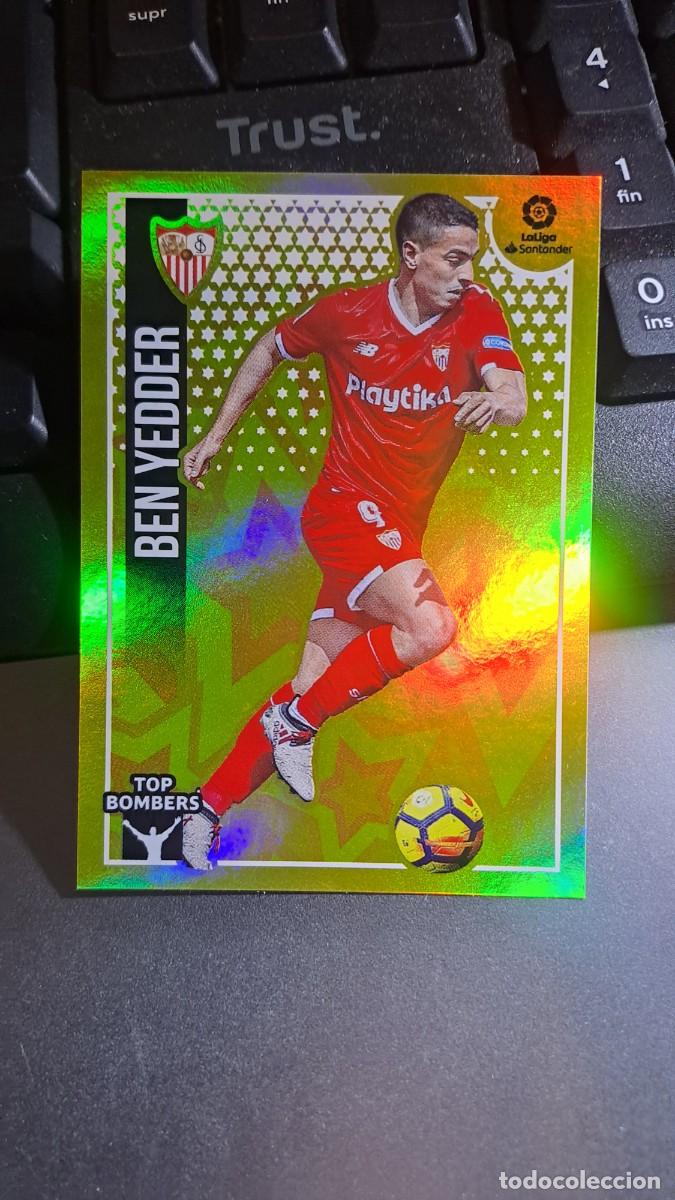 Coleccionismo Cromos antiguos: CROMO BEN YEDDER 4 TOP BOMBERS 4 SEVILLA LIGA 2018 2019 18 19 ESTE PANINI NUNCA PEGADO