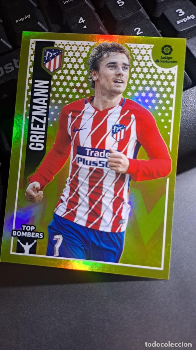 Coleccionismo Cromos antiguos: CROMO GRIEZMANN 9 TOP BOMBERS 9 ATLETICO DE MADRID LIGA 2018 2019 18 19 ESTE PANINI NUNCA PEGADO