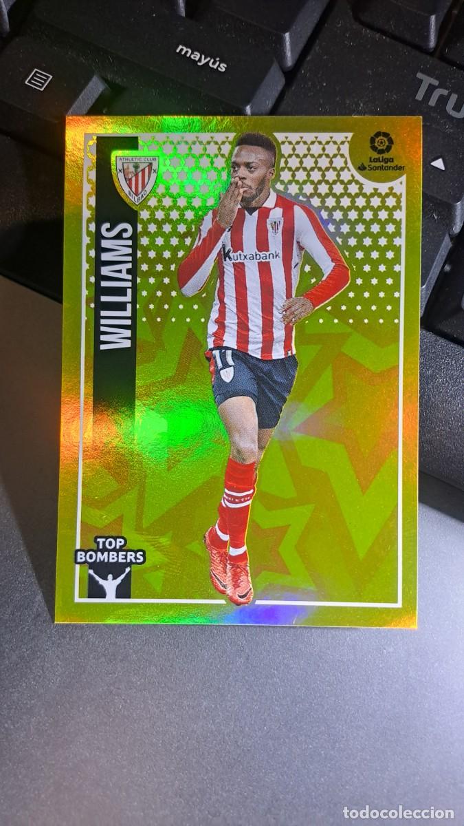 Coleccionismo Cromos antiguos: CROMO WILLIAMS 25 TOP BOMBERS 25 ATHLETIC CLUB DE BILBAO LIGA 2018 2019 18 19 ESTE PANINI NUNCA PEGA