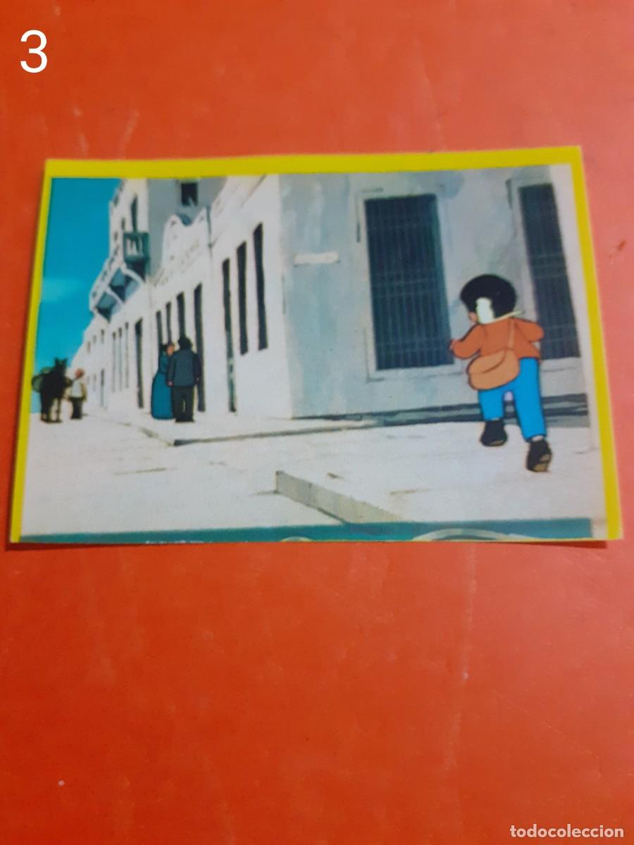 Coleccionismo Cromos antiguos: Cromo n.3 marco de los apeninos a los andes 2 PARTE - Danone - sin pegar