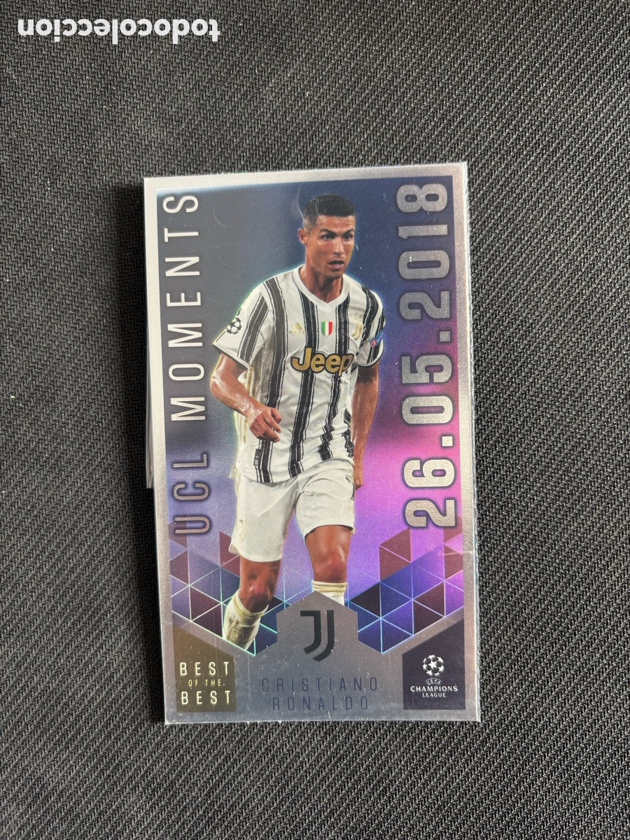 Coleccionismo Cromos antiguos: Cristiano Ronaldo UCL Moments 2018 carta mega