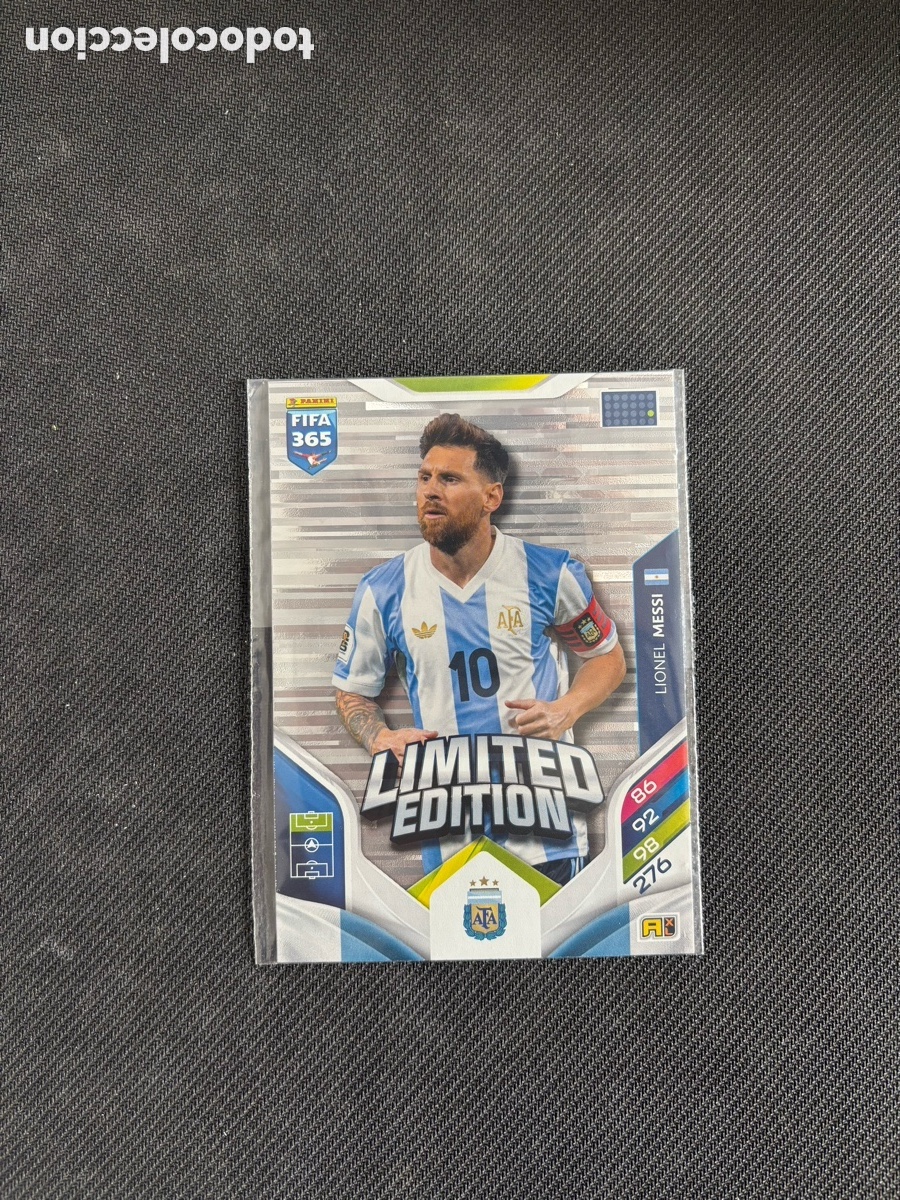 Coleccionismo Cromos antiguos: Panini FIFA 365 2026 Messi Limited Edition