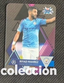 Coleccionismo Cromos antiguos: MAHREZ M&Aacute;NCHESTER CITY 2019 2020 Topps Crystal UEFA Champions League