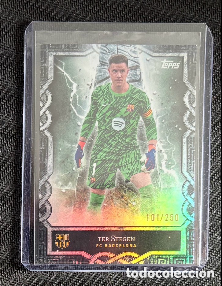 Coleccionismo Cromos antiguos: TER STEGEN NUMERADA 101/250 FC BARCELONA TOPPS