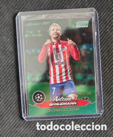 Coleccionismo Cromos antiguos: ANTOINE GRIEZMANN ATL&Eacute;TICO DE MADRID NUMERADA 141/150
