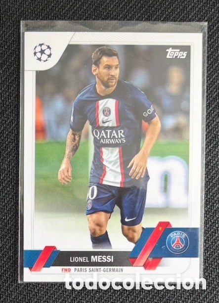 Coleccionismo Cromos antiguos: MESSI PARIS SAINT GERMAIN PSG TOPPS