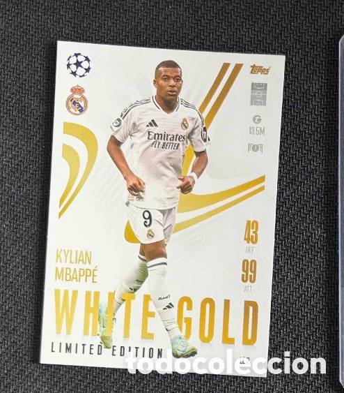 Coleccionismo Cromos antiguos: Topps Match Attax UEFA Champions League Extra 2024 2025 edici&oacute;n limitada Kylian Mbapp&eacute;