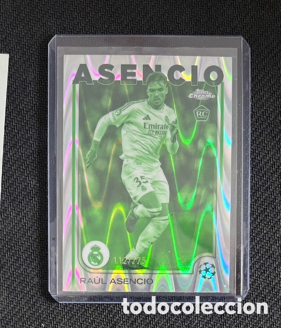 Coleccionismo Cromos antiguos: Ra&uacute;l Asencio Numerado 112/225 REAL MADRID