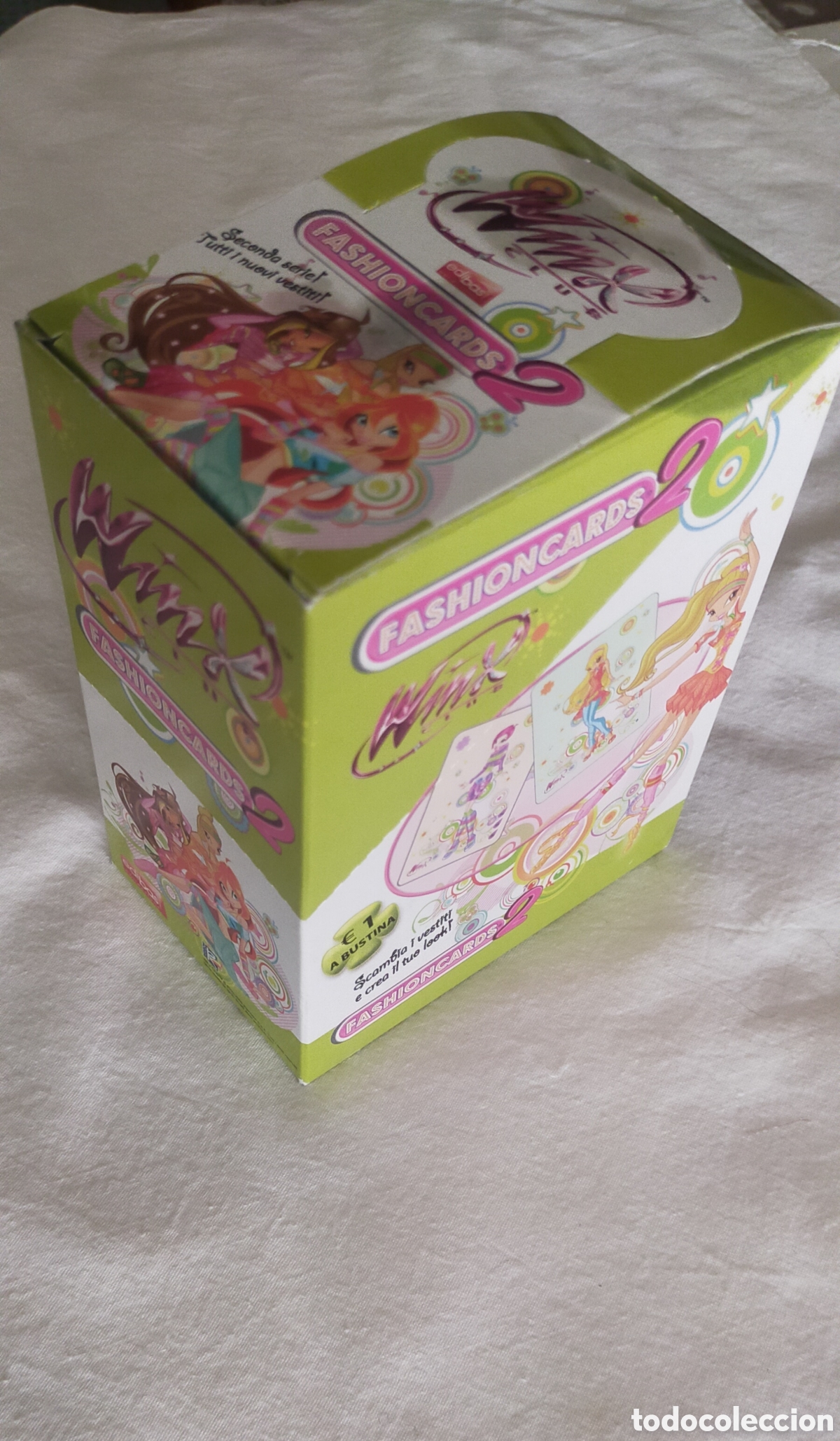 Coleccionismo Cromos antiguos: WINX caja con 24 sobres fashion cards