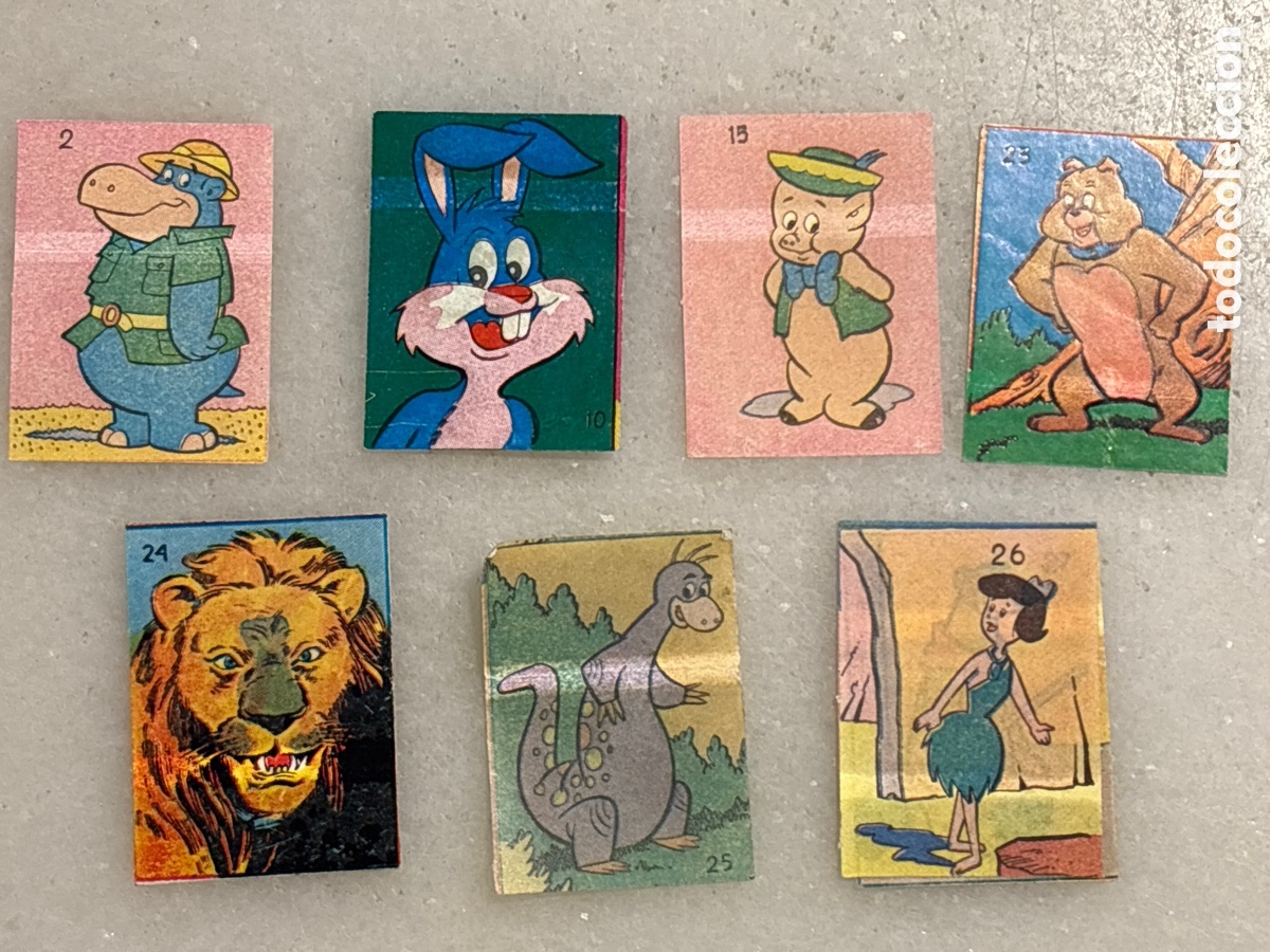 Coleccionismo Cromos antiguos: Lote privado siete Cromos juego de parejas