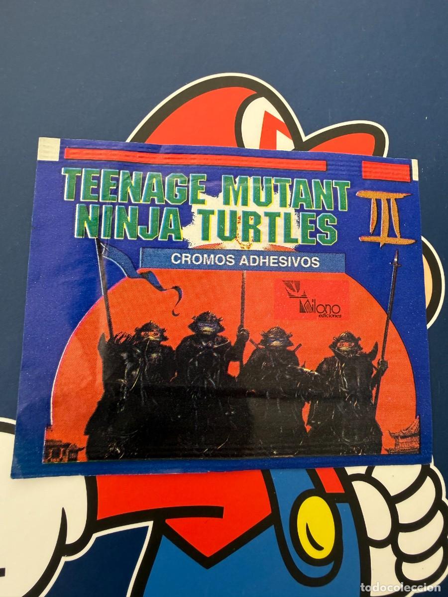Coleccionismo Cromos antiguos: Sobre sin abrir - Tortugas Ninja Turtles III - cromos Ediciones Milano