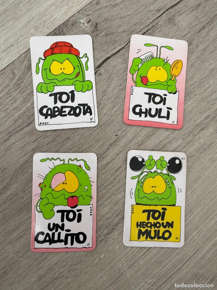 Coleccionismo Cromos antiguos: 4 cromos Toi de Bollycao - Nuevos Tois