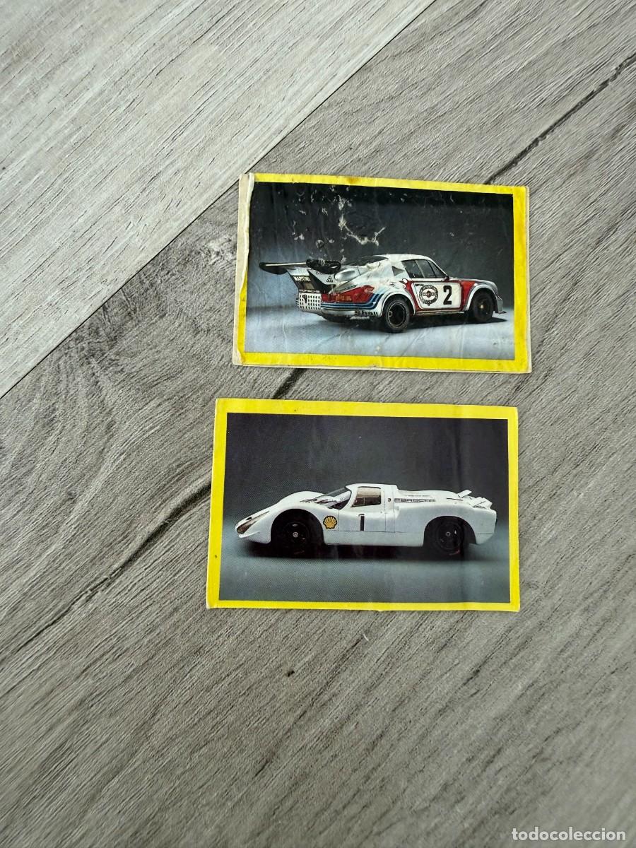 Coleccionismo Cromos antiguos: 2 cromos Porsche de Phoskitos