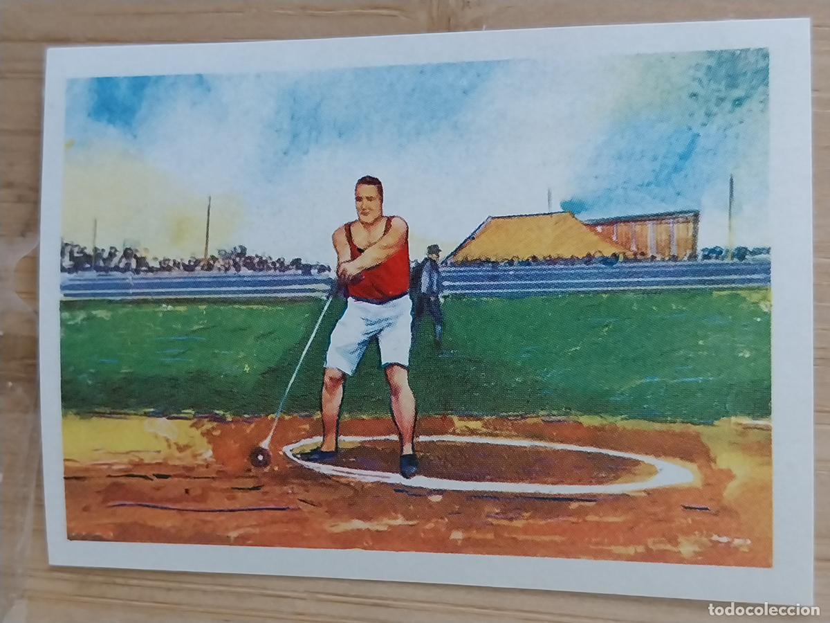 Coleccionismo Cromos antiguos: FLANAGAN MARTILLO USA ST LOUIS 1904 CROMO PROMO CHOCOLATE A&Ntilde;O 1964 RECUPERADO 5.6X4CMS