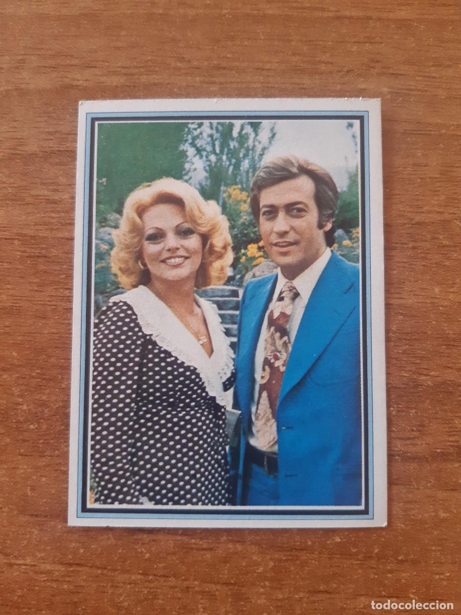 Coleccionismo Cromos antiguos: N&deg;117 JUAN SANTAMAR&Iacute;A Y MYRA G&Oacute;MEZ KEMP 625 L&Iacute;NEAS TELESTARS ED. ESTE 1978. NUNCA PEGADO, SIN PEGAR