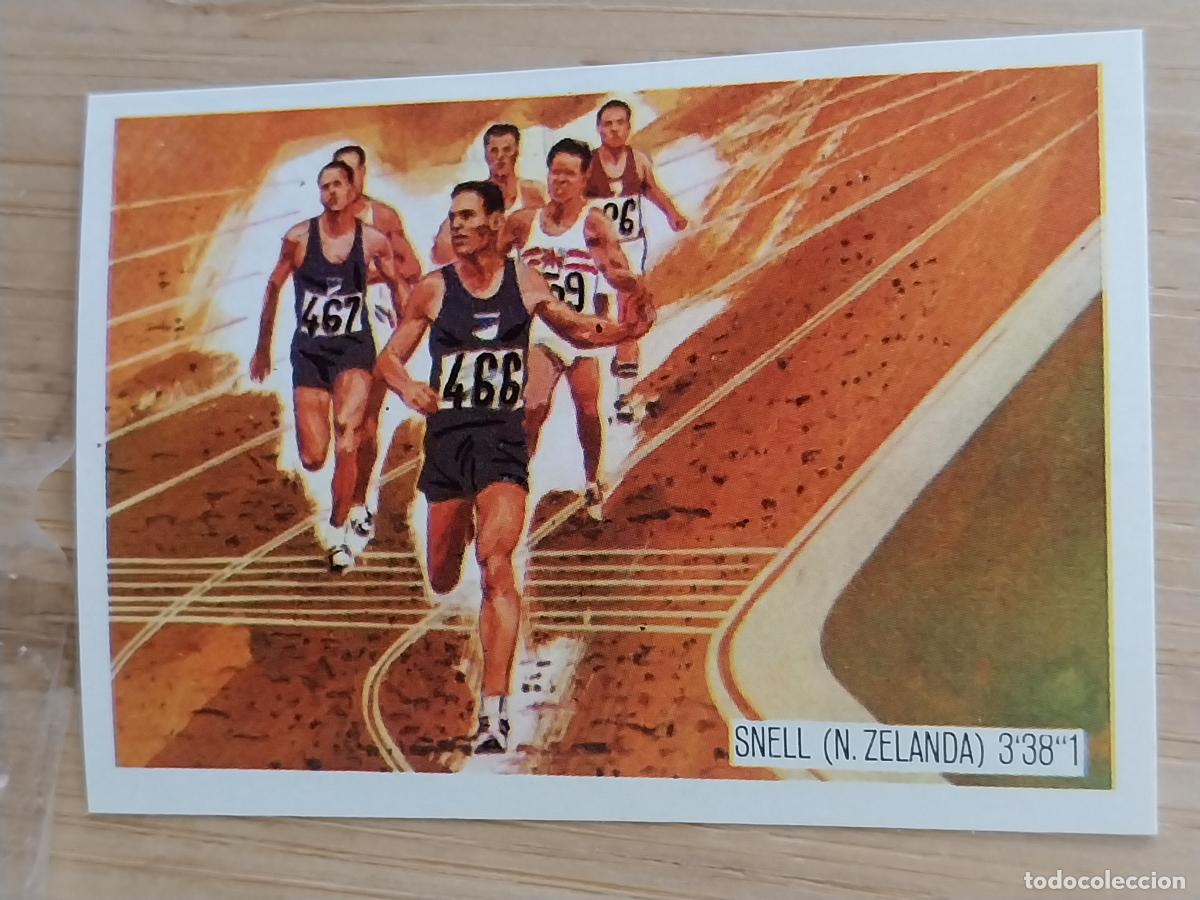 Coleccionismo Cromos antiguos: ATLETISMO TOKIO 1964 * CROMO PROMO CHOCOLATE A&Ntilde;O 1964 RECUPERADO 5.6X4CMS
