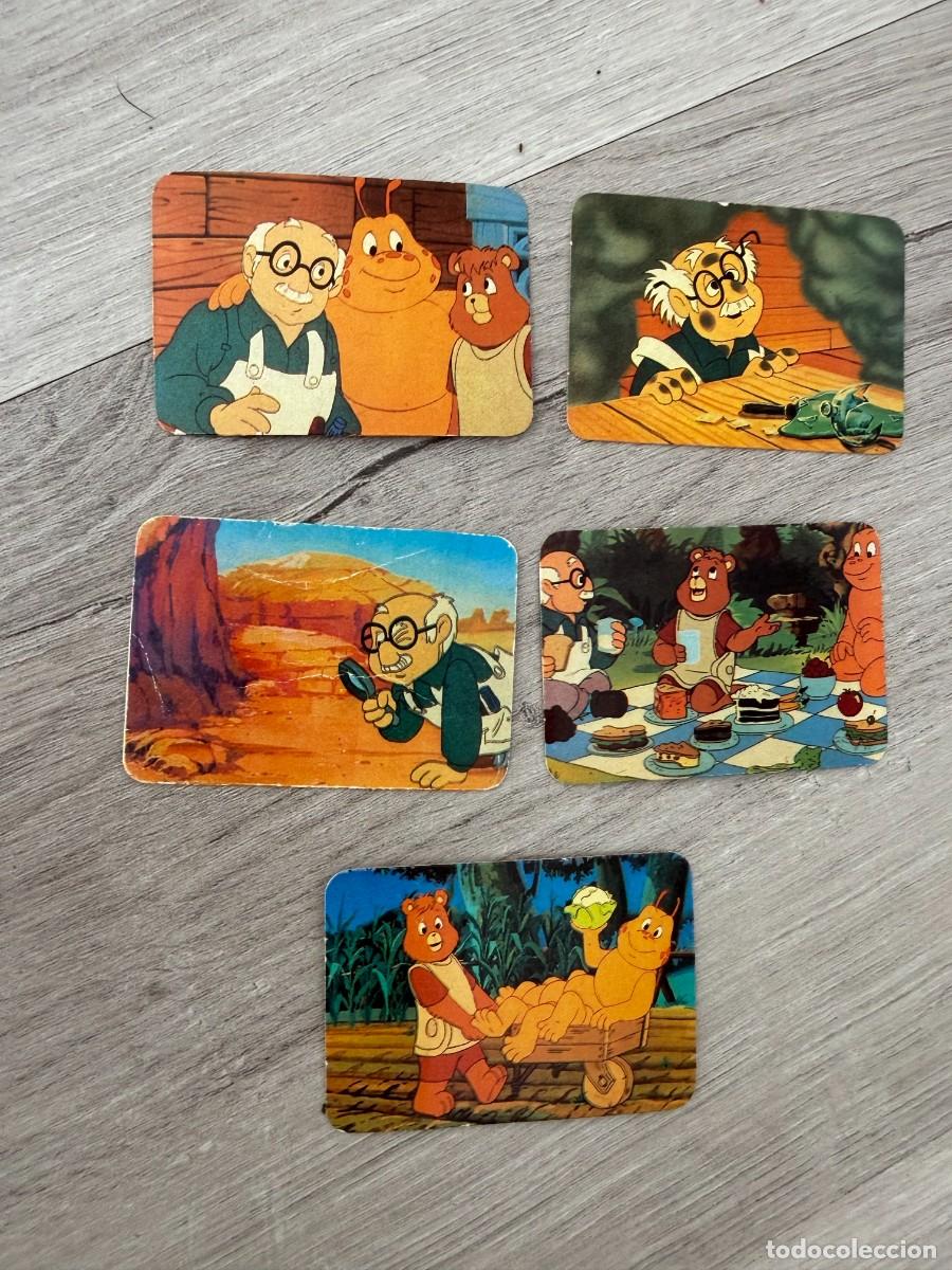 Coleccionismo Cromos antiguos: 5 cromos calendarios - Las aventuras de Teddy Ruxpin - Panrico