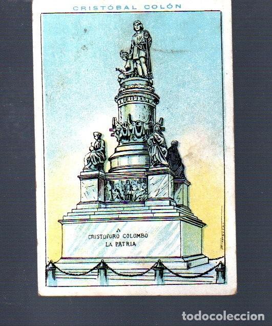 Coleccionismo Cromos antiguos: CROMO DE CRIST&Oacute;BAL COL&Oacute;N N&ordm; 39 EDITORCHOCOLATE JUNCOSA BARCELONA