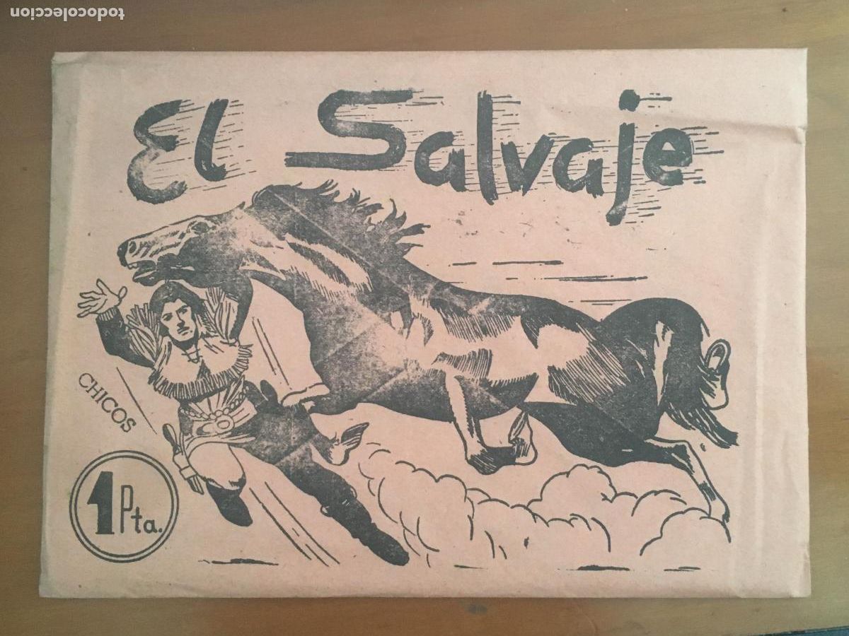 Coleccionismo Cromos antiguos: el salvaje sobre sorpresa sin abrir cerrado cromos postales tebeos