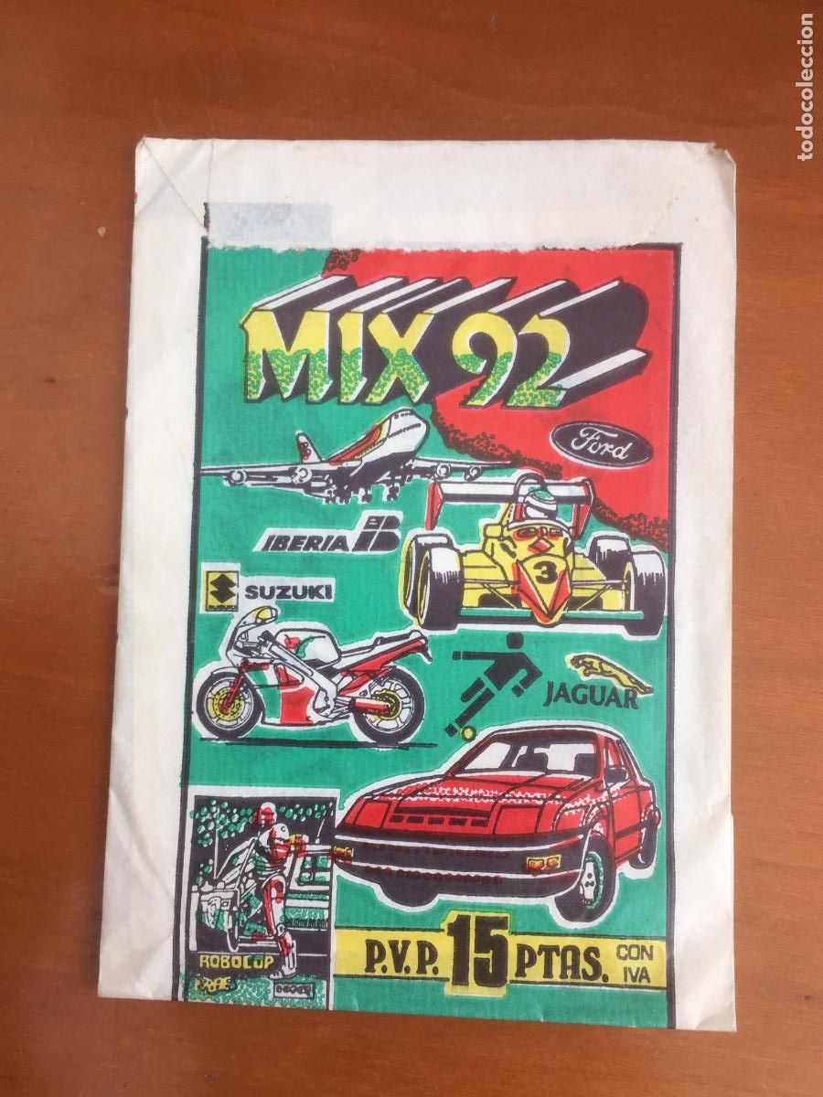 Coleccionismo cromos antiguos: mix 92 cromos ros sobre cromos sin abrir cerrado