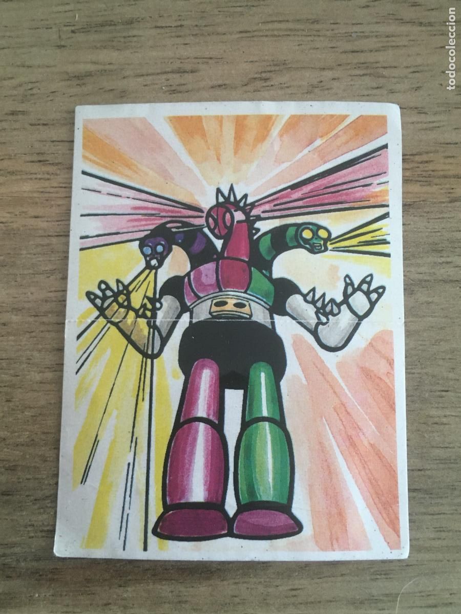 Coleccionismo Cromos antiguos: panrico mazinger z cromo n&ordm; 9 original nunca pegado