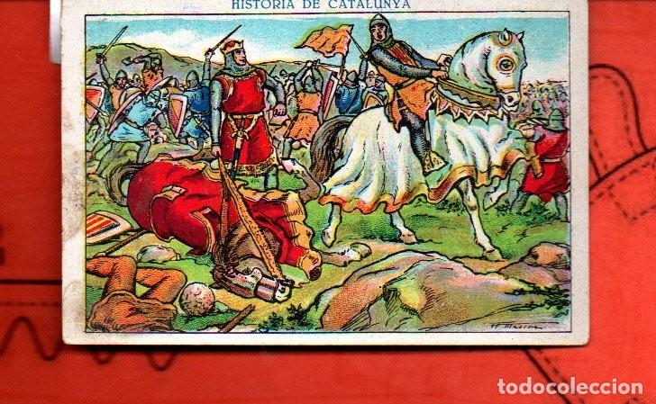 Coleccionismo Cromos antiguos: CROMO DE HISTORIA DE CATALU&Ntilde;A N&ordm; 36 EDITOR CHOCOLATE JUNCOSA BARCELONA