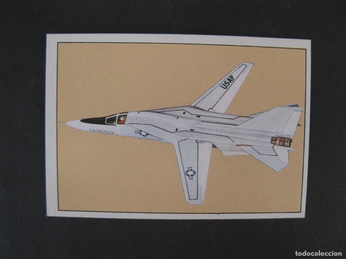 Coleccionismo Cromos antiguos: GRAN HISTORIA DE LA AVIACI&Oacute;N - CROMO N&ordm; 162 - GENERAL DYNAMICS F-111F - SARPE - NUNCA PEGADO.
