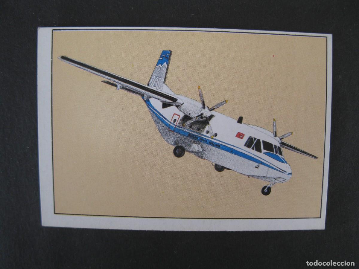 Coleccionismo Cromos antiguos: GRAN HISTORIA DE LA AVIACI&Oacute;N - CROMO N&ordm; 154 - CASA 212 AVIOCAR - SARPE - NUNCA PEGADO.
