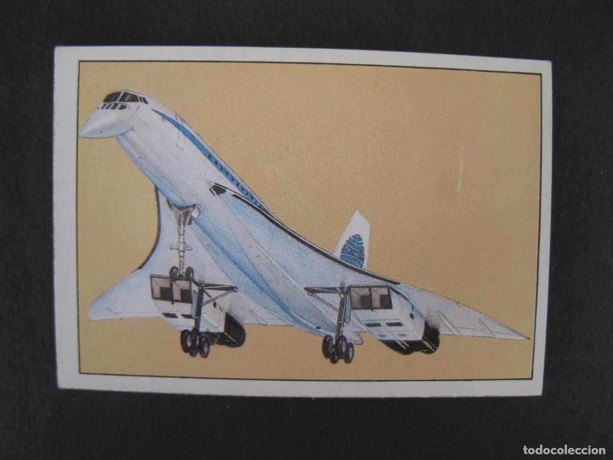 Coleccionismo Cromos antiguos: GRAN HISTORIA DE LA AVIACI&Oacute;N - CROMO N&ordm; 148 - BAC-A&Eacute;ROSPATIALE CONCORDE - SARPE - NUNCA PEGADO.