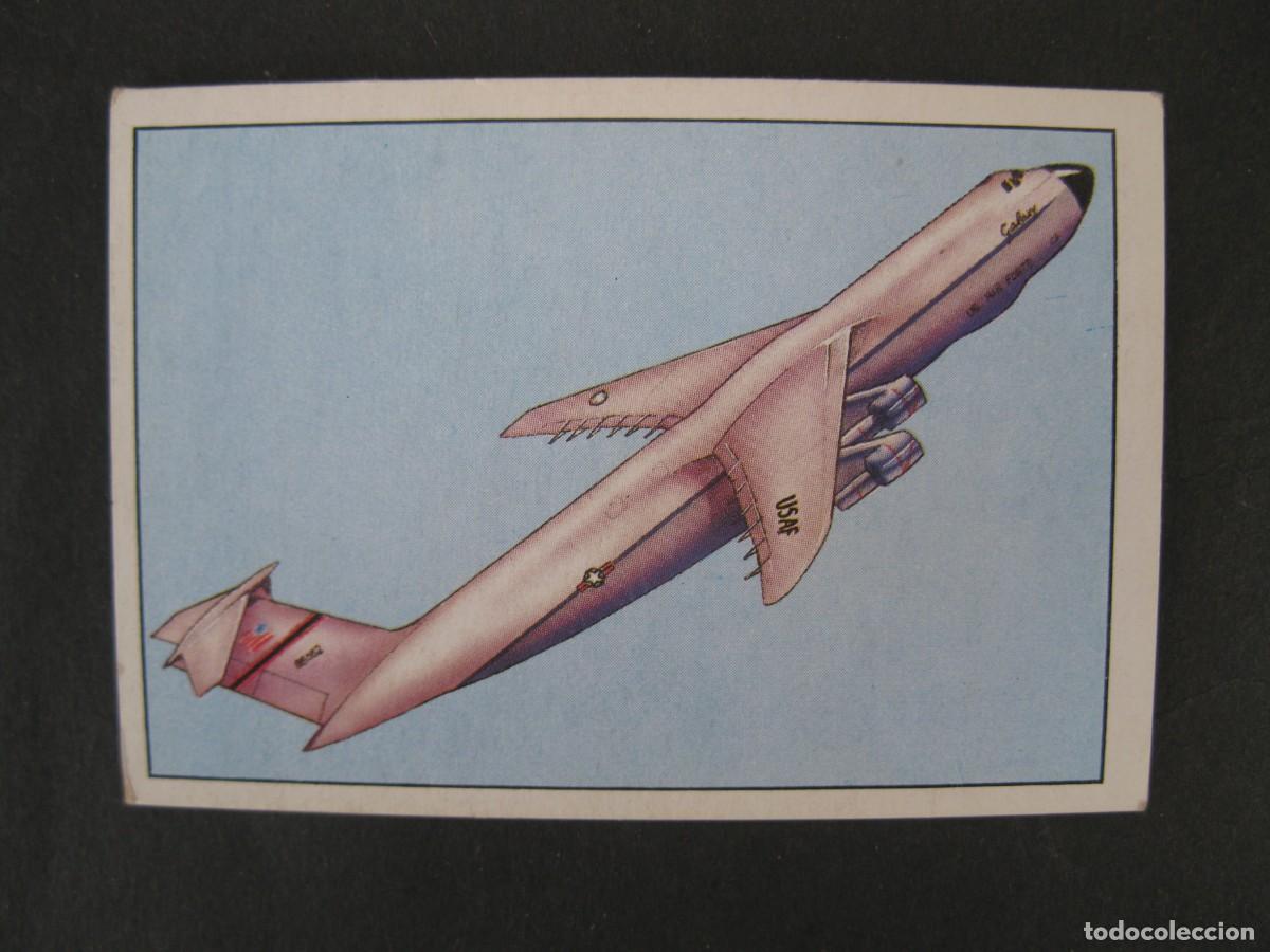 Coleccionismo Cromos antiguos: GRAN HISTORIA DE LA AVIACI&Oacute;N - CROMO N&ordm; 146 - LOCKHEED C-5A GALAXY - SARPE - NUNCA PEGADO.