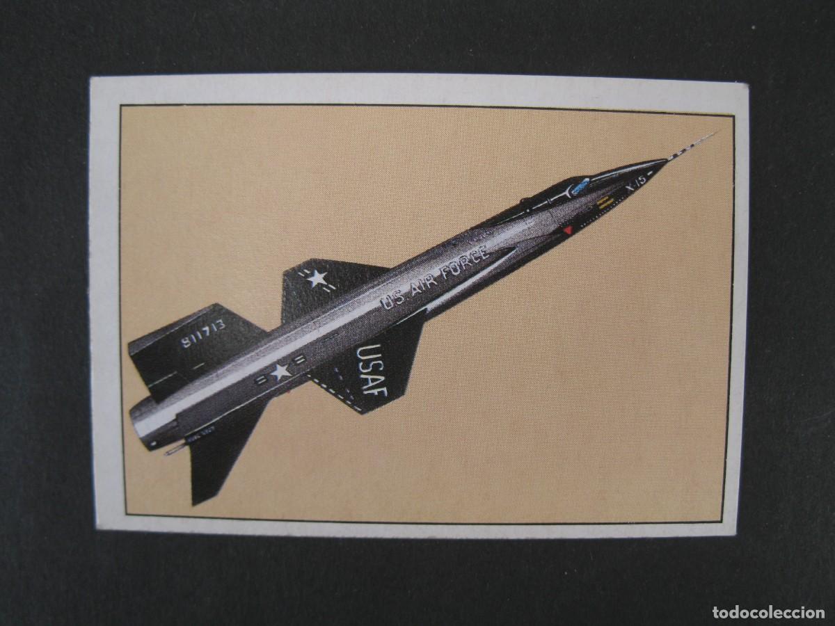 Coleccionismo Cromos antiguos: GRAN HISTORIA DE LA AVIACI&Oacute;N - CROMO N&ordm; 124 - NORTHAMERICAN X-15 A - SARPE - NUNCA PEGADO.