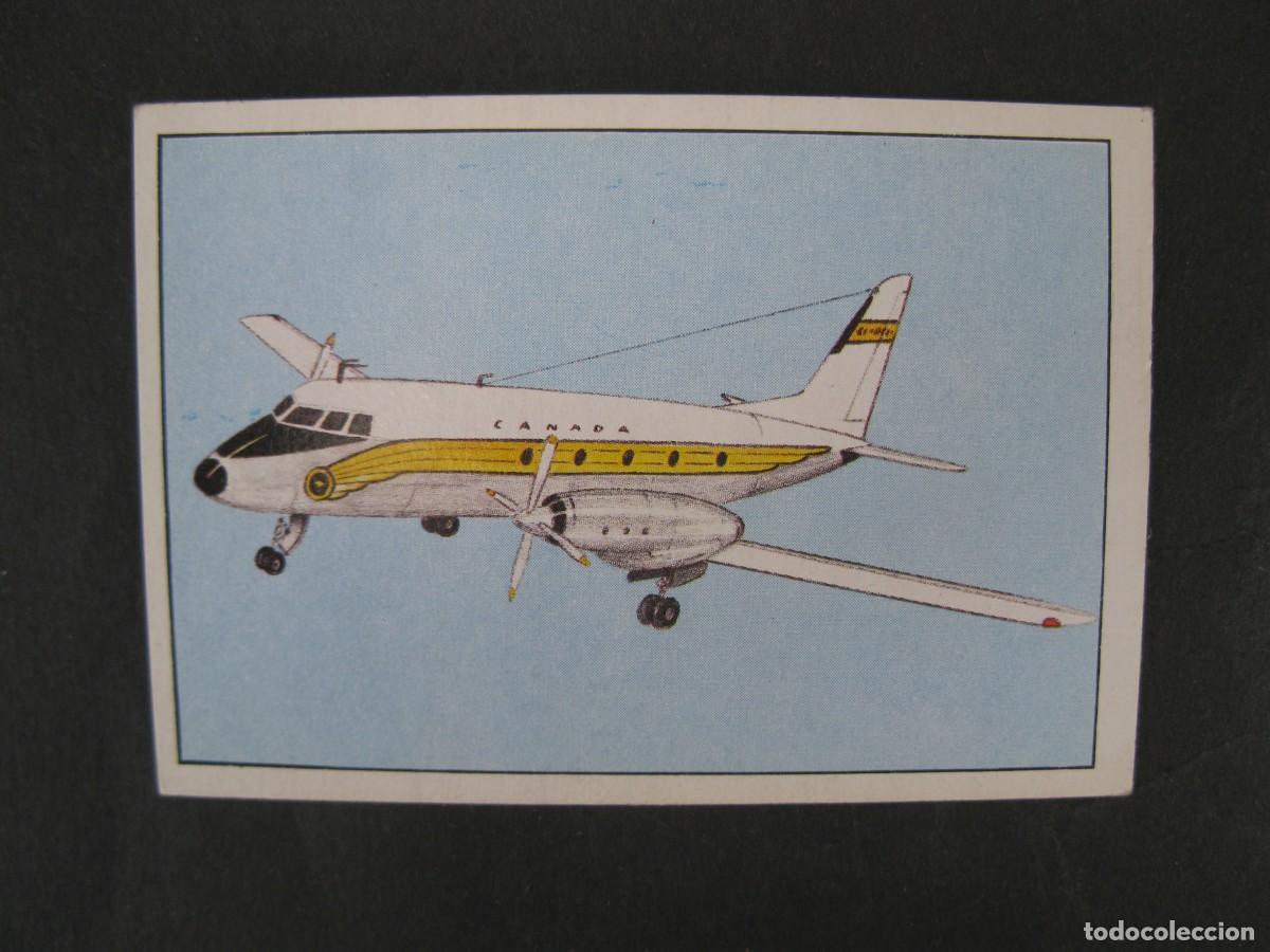Coleccionismo Cromos antiguos: GRAN HISTORIA DE LA AVIACI&Oacute;N - CROMO N&ordm; 121 - GRUMMAN G-159 GULFSTREAM - SARPE - NUNCA PEGADO.