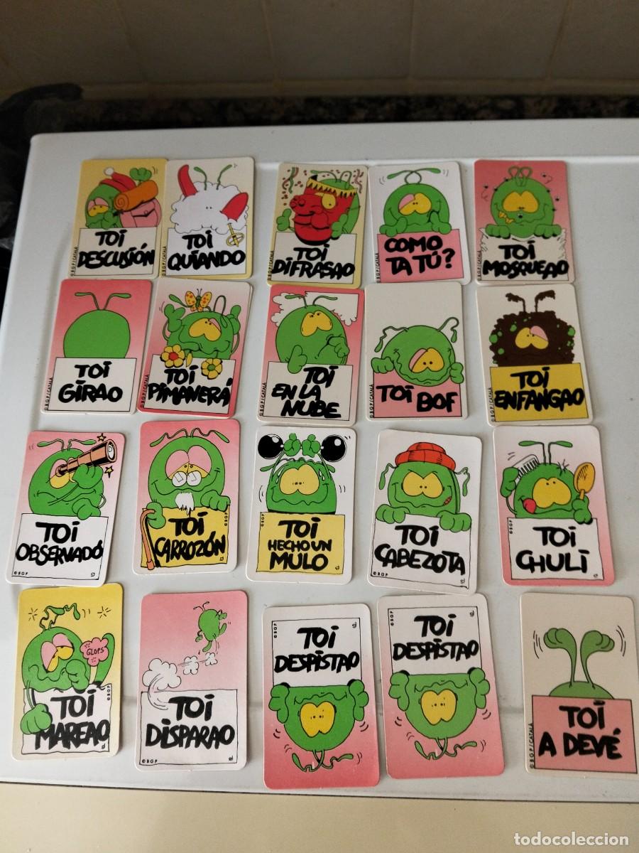 Coleccionismo Cromos antiguos: Lote de 19 cromos TOI primera y segunda ediccion