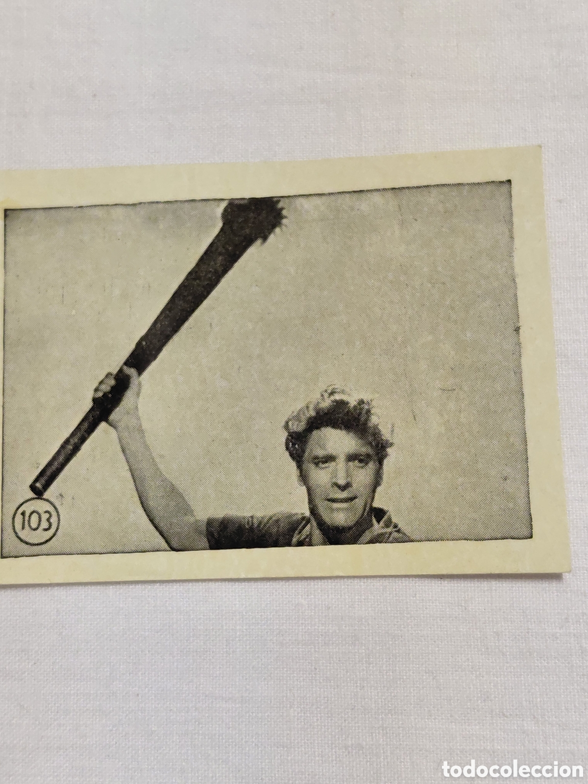 Coleccionismo Cromos antiguos: ANTIGUO CROMO CON EL N&ordm; 103 DE CHARLTON HESTON DESCONOZCO A QUE ALBUM PERTENECE