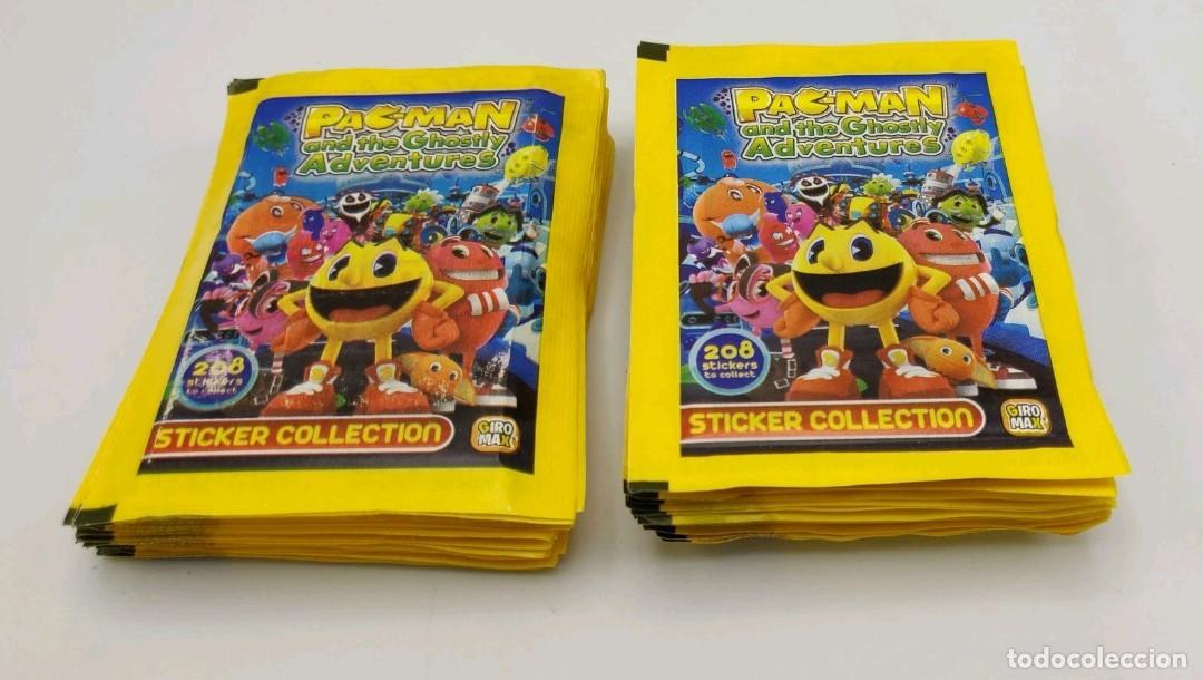 Coleccionismo Cromos antiguos: PACMAN Y LAS AVENTURAS FANTASMALES 10 SOBRES CROMOS NUEVOS