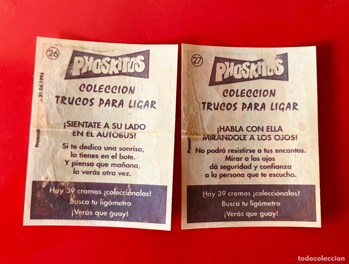 Coleccionismo cromos antiguos: CROMOS &rdquo;TRUCOS PARA LIGAR&rdquo; - Foto 6