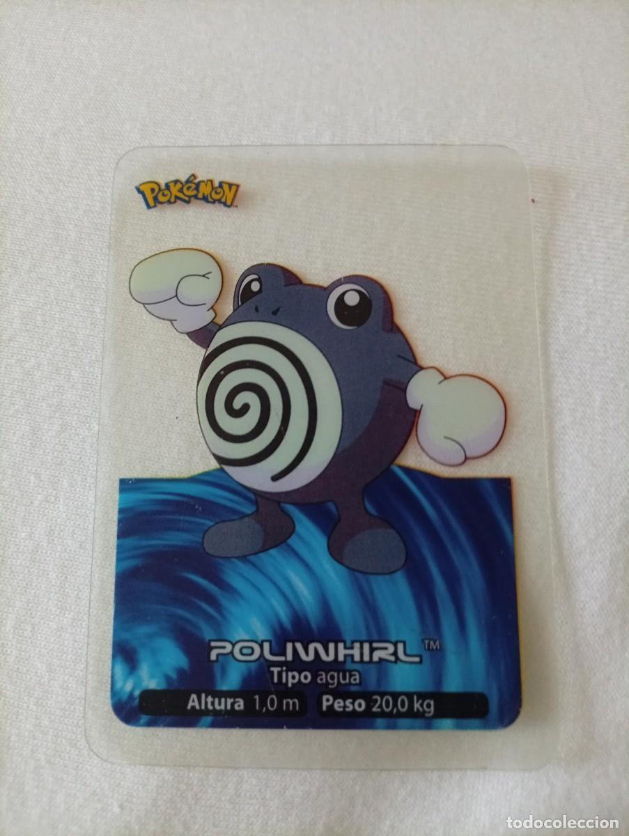 Coleccionismo Cromos antiguos: Carta coleccionable de Poliwhirl, n&uacute;mero 061 de la serie Lamincards del a&ntilde;o 2005. - Tipo: Agua. - A